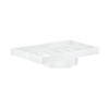 Smedbo O348 Porcelain Container Soap Dish, White