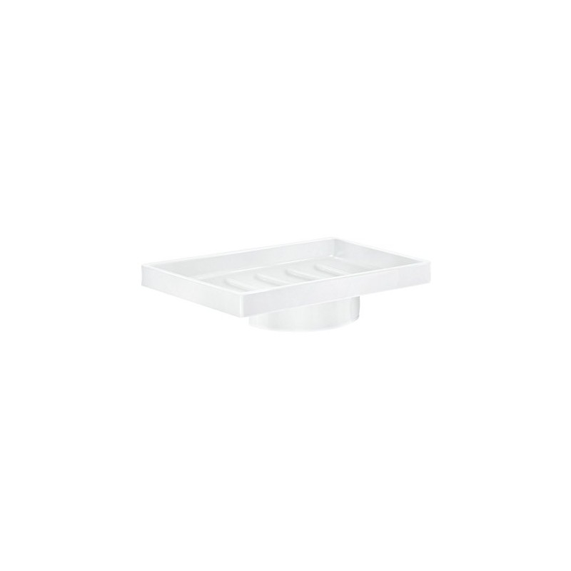 Smedbo O348 Porcelain Container Soap Dish, White