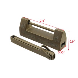 Coshar Antique Lock and Key Brass Chinese Style Padlock with Birds and Flowers Pattern Horizontal Padlock for Small Wooden Box Cabinets or Jewelry Box,Birds and Flowers Pattern