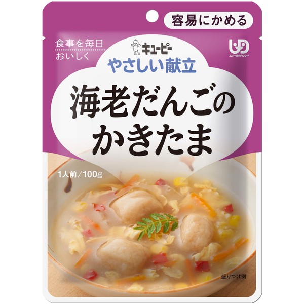 Kewpie Gentle Menu, Shrimp Dango Kitama, Retort, 3.5 oz (100