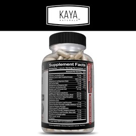 Kaya Naturals Healthy Gluco with Bittermelon Supplement | Support Healthy Levels and Function, 20 Herbs Vitamins and Minerals, Alpha Lipoic Acide, Cinnamon, Vitamin C & E, Non-GMO (120 Count)