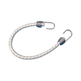 Sea Dog 651180-1 Elastic Shock Cord with Stainless Steel Hooks, 18-Inch