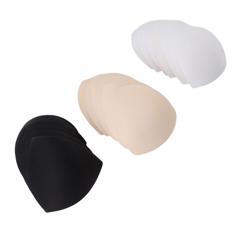 9 Pairs Sports Bra Inserts Triangular Breathable Bra Pads Inserts
