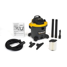 WORKSHOP Wet/Dry Vacs Shop Vacuum WS1200VA 12-Gallon 5.0 Peak HP General Purpose Wet Dry Vacuum Cleaner with Filter, Dust Bag, Hose and Attachments for Home, Workshop and Jobsite Cleaning