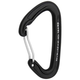 Grivel K3W Plume Carabiner, Black