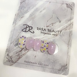 Dara Beauty April Art of the MonthSpring Fresh Flower Nails❣ - Nail Glue / 다라뷰티 4월 이달의아트봄 생화네일❣ - 네일글루