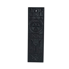 STALLION HARDWARE Black Powder Coat 10Inch Height Iron Push Plate Ideal for Decorating Your Home or Office Doors