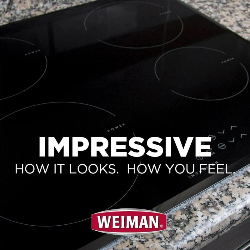 WEIMAN GLASS COOK TOP Heavy Duty CLEANER & POLISH Clean