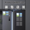 DJAPWPX-10 Pack Acrylic Fridge Magnetic Frame, Clear Fridge Magnetic Photo