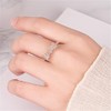 DOCCESTU 14k Rose Gold Women's Bow Ring Cubic Zirconia Fashion