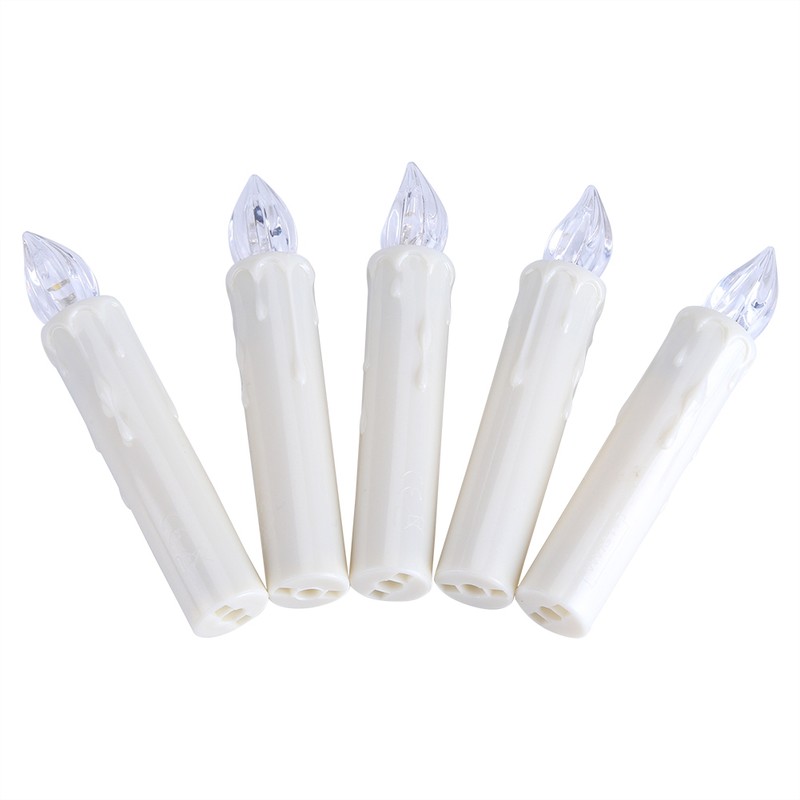 LED Candle Remote Control Wax Flameless Flickering Christmas Lamp Candle