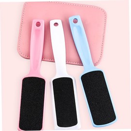 Beavorty 6pcs Double-sided Sandpaper Foot File for Exfoliating Dead Skin and Callus Removal Portable Pedicure Tool Random Colors for Smooth Feet and Elbows