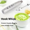 Sakgos Milk Frother Rechargeable Handheld-Electric Whisk 3 Speed Adjustable, Coffee