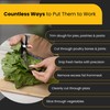 Heavy Duty Kitchen Shears with Knife and Scissor Sharpener Tool