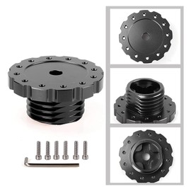 Gaming Steering Wheel Adapter for Professional Aluminium Steering Wheel Adapter for T300 T500 TS PC TS XW (Black)