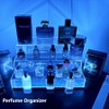 YMVV 15.7 IN Clear Acrylic Display Riser Shelf with LED