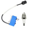 seacses Upgraded CS-590 Ignition Coil Spark Plug Set Compatible with