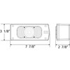 Optronics ST36RS Universal Mount Combination Tail Light, Passenger Side