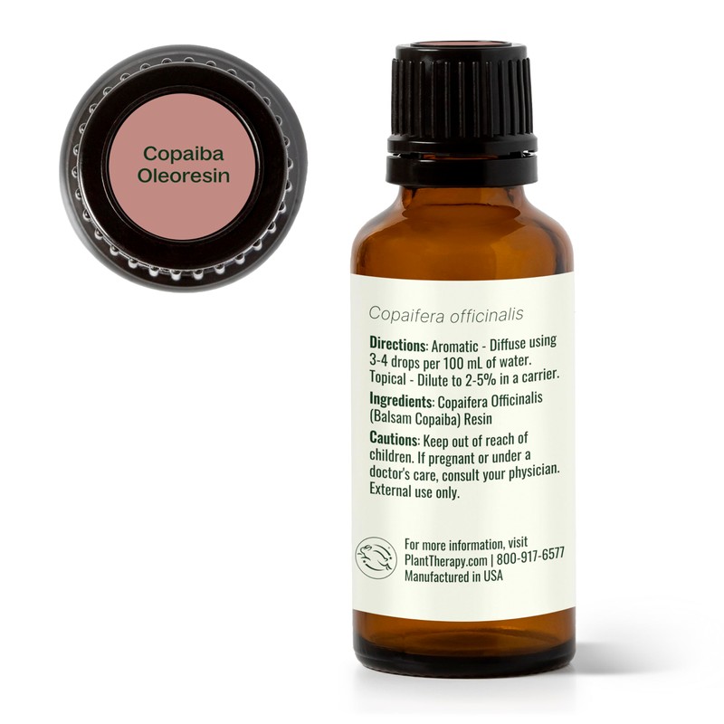 Plant Therapy Copaiba Oleoresin 30 mL (1 oz) 100% Pure,