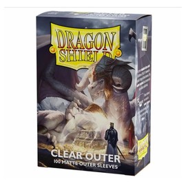 Dragon Shield Matte Outer Sleeve Clear 100 pieces AT-13002