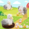 8Pcs Pekin Duck Stuffed Animals, Stuffed Big White Duck Plush