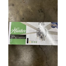 Hunter Agnew LED Indoor Ceiling Fan Brushed Nickel 52" 51214
