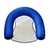 U Seat Inflatable Pool Lounger with Comfortable Sling Seat Folding