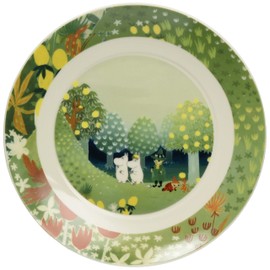 Yamaka Shoten MOOMIN MM3201-330 "Luonto" Plate Plate, 7.7 inches (19.5 cm), Hill, Microwavable, Moomin Goods, Scandinavia, Mother's Day, Gift, Tableware, Gift, Wedding Gift, Made in Japan