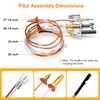 Criditpid 446-511A Pilot Assembly Propane Gas (LP) for Heat-N-Glo, Royal