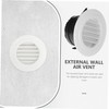 Gadpiparty Round Air Vent Cover Adjustable Soffit Vent for Indoor