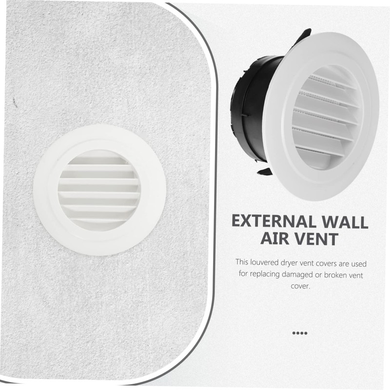 Gadpiparty Round Air Vent Cover Adjustable Soffit Vent for Indoor