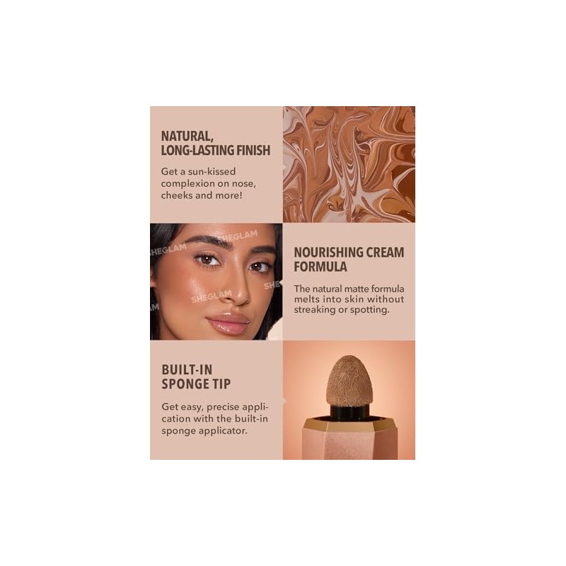 SHEGLAM Sun Beam Shimmer Liquid Bronzer -Toffee
