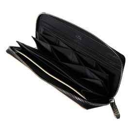 Neu Interesse 3390 Neu Interesse Long Wallet, Round Zipper, Garcon-Shaped Coin Purse, Men's, Large Capacity, Honeycell, Genuine Leather, Leather, [09] Union Jack