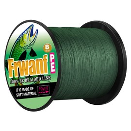 Frwanf Line Fishing Line PE Fishing Line PE Line 8 Strands Super Strong High Sensitivity Abrasion Resistant Low Elongation Fishing Line Boat Fishing Saltwater Fishing Jigging Slow Jigging