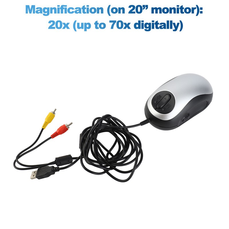 Digital Visual Reading Assist Magnifying Electronic Reading Aid Mouse for