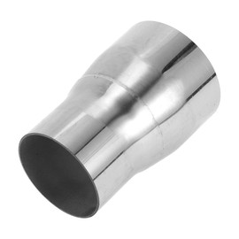 X AUTOHAUX Mandrel Exhaust Pipe Adapter Concentric Reducer Car Exhaust Pipe Tubing Piping Adapter 2.25" OD to 2.75" OD 4" Length T304 Stainless Steel Silver Tone