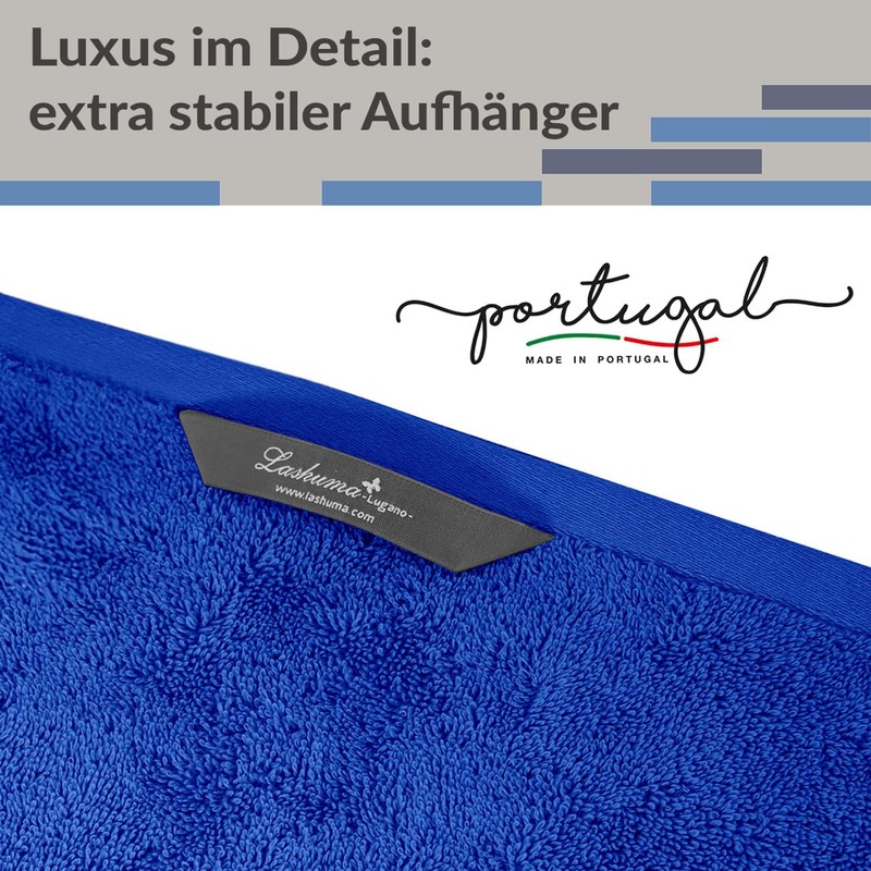 Lashuma Towel Set 50 x 100 cm Blue - Aquamarine,
