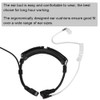 Throat Control Microphone Mic Earpiece Headset for Walkie Talkie UV