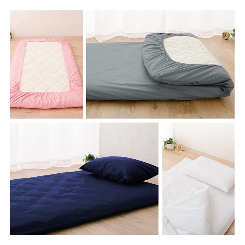 KJADA Mattress Cover, Single, 100% Cotton, One-Touch Sheet, Extra Thick