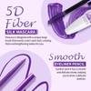 AOAZXBB Purple Mascara and Eyeliner Set 5D Coloured Mascara for