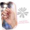 FOMIYES Comfortable Pcs Thin Almond Nail Tips Full Cover Press