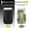 Complete Sprouting Jar Kit| 2 Wide Mouth Mason Jars, 316