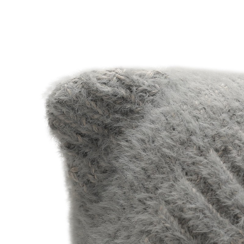 ZLYC Ladies Beanie Hat, Bear Ears Grey