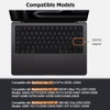 MasiBloom Silicone Keyboard Cover Skin for 2026-2021 MacBook Pro 14"