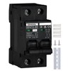 DIHOOL 2 Pole DC 12-1000V 15A Miniature Circuit Breaker for