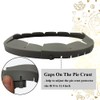 UAREBST Adjustable Pie Crust Shields, Silicone Baking Protectors, Cover Ring