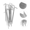 Abaodam 30pcs Aluminum Tent Pegs Wear Resistant Outdoor Stakes for