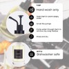 Molimoli Coffee Syrup Dispenser Set of 4, Glass Bottles with