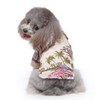 Tangpan Summer Pet Daisy Hawaiian Beach Plaid Print Shirts Clothes