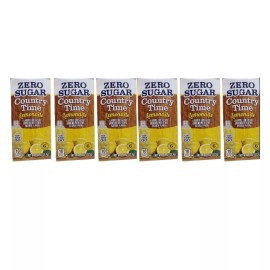 Country Time Lemonade Flavor Lot of 6 Boxes 0 Sugar Singles to Go Drink Mix
